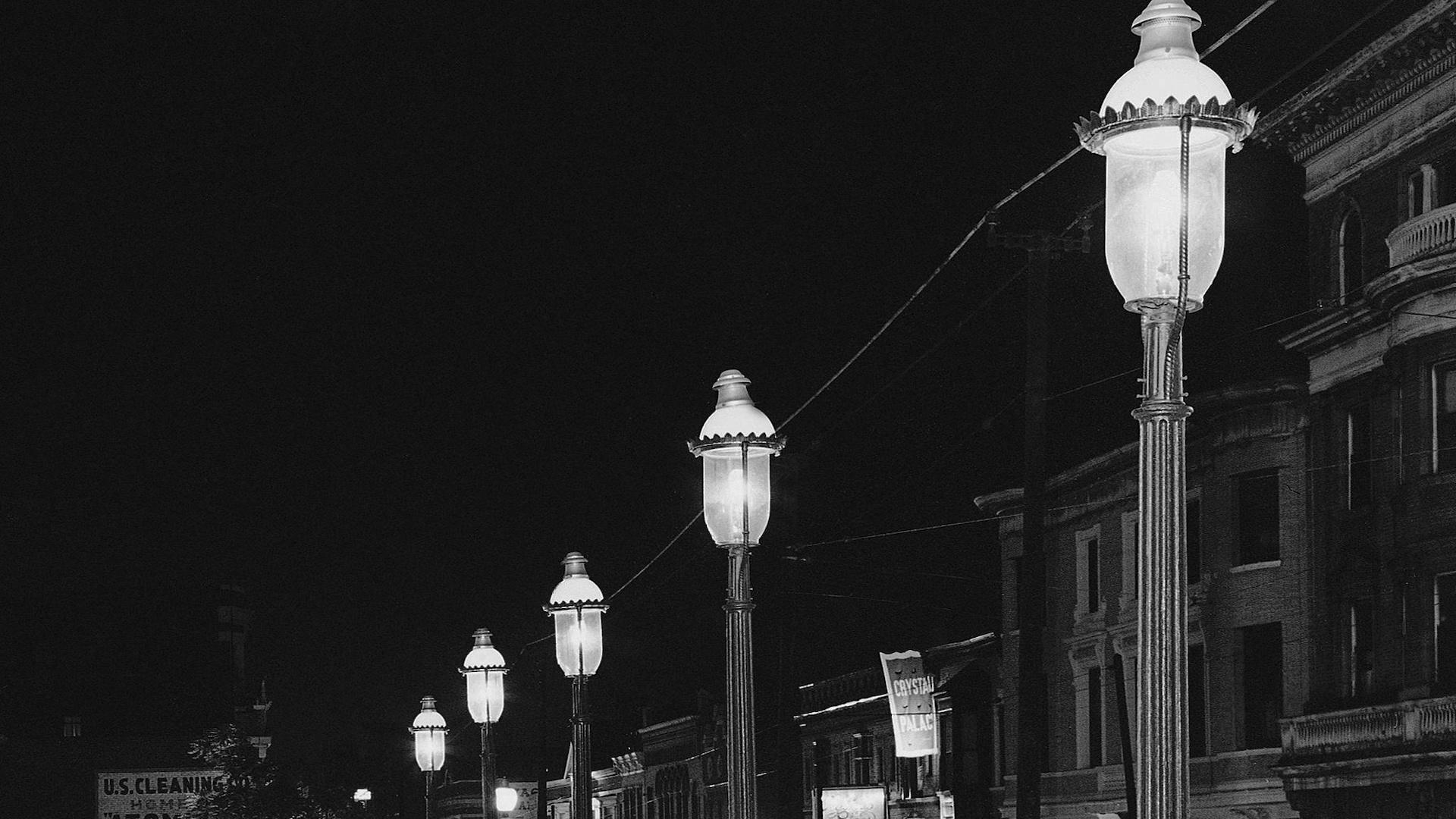 Gas lamps illuminate St. Louis' Gaslight Square on April 2, 1962. "Gaslighting" — mind manipulating, grossly misleading, downright deceitful — is Merriam-Webster's word of 2022. (AP Photo/JMH, File)