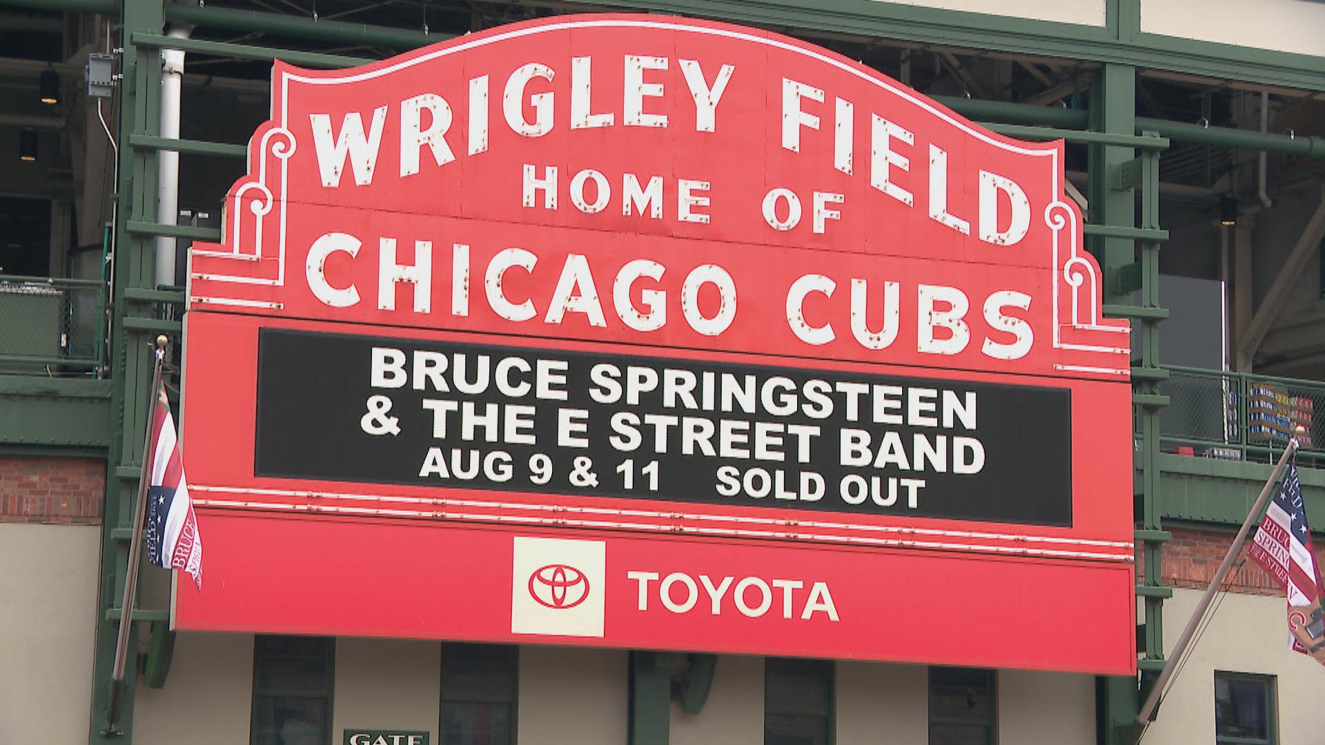 Springsteen & E Street Band Wrigley Field Home Of Chicago Cubs