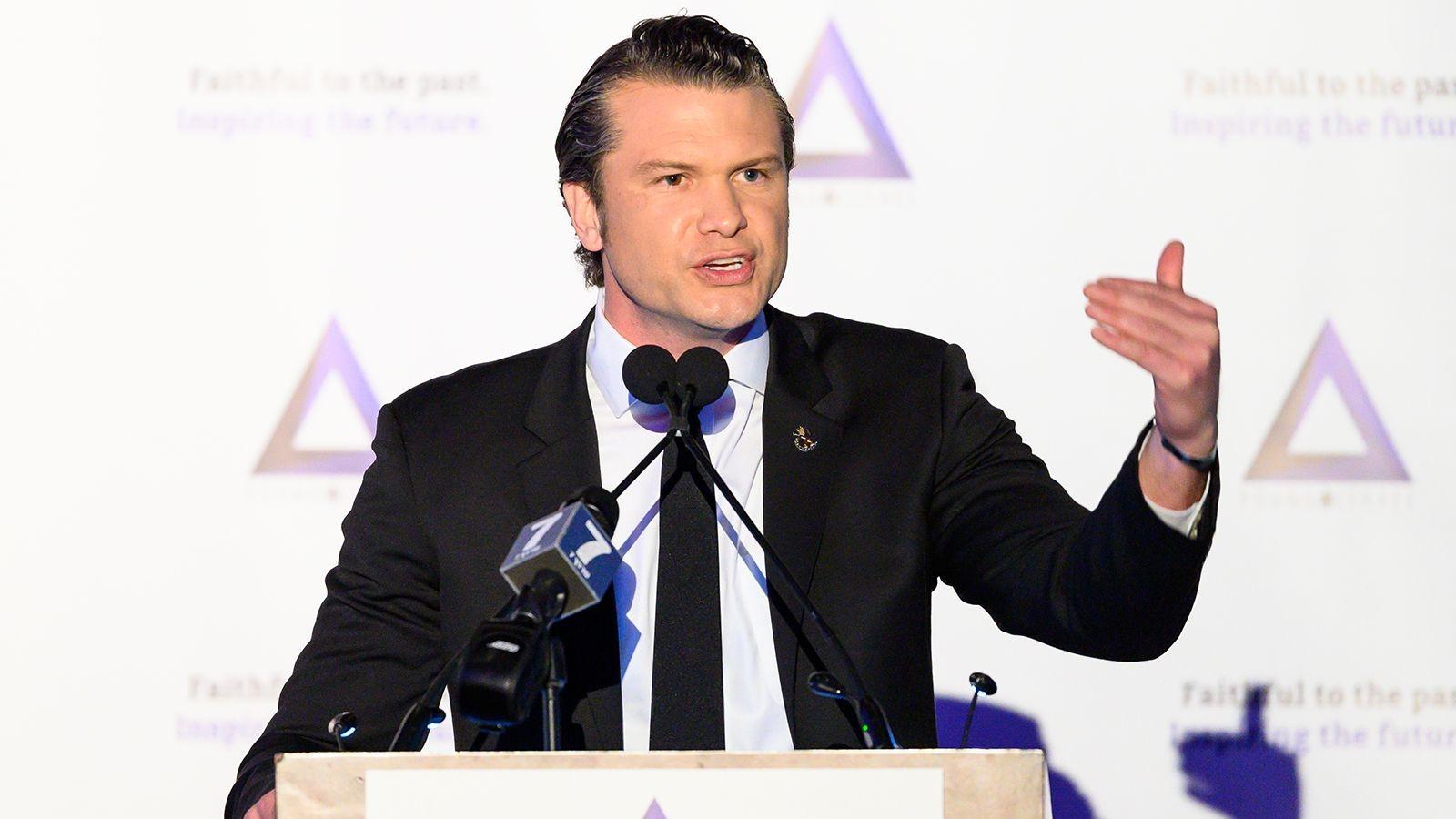 Pete Hegseth, host of Fox & Friends, is seen here at the National Council of Young Israel Gala in New York, in March 2019. New details from a sexual assault allegation against Hegseth have been revelead. (Michael Brochstein / SOPA Images / LightRocket/Getty Images via CNN Newsource)