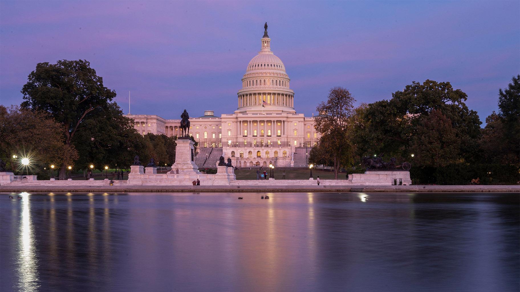 The dome is seen at the US Capitol in Washington, DC on November 5, 2021.  (Andrew Caballero-Reynolds / AFP / Getty Images)