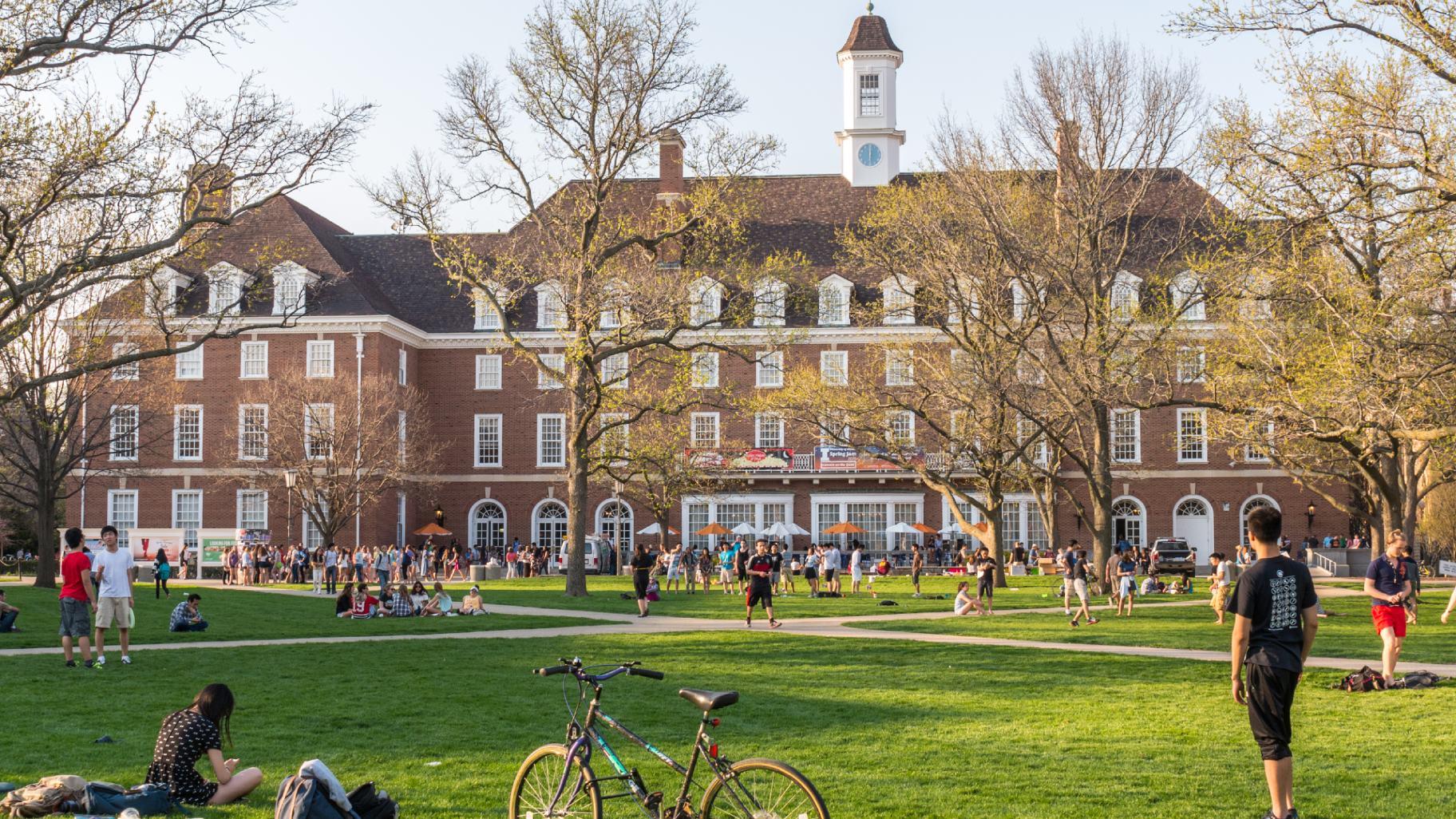 Students are out on the lawn in this file photo at the University of Illinois Urbana-Champaign. (leightrail / iStock) Students are out on the lawn in this file photo at the University of Illinois Urbana-Champaign. (leightrail / iStock)