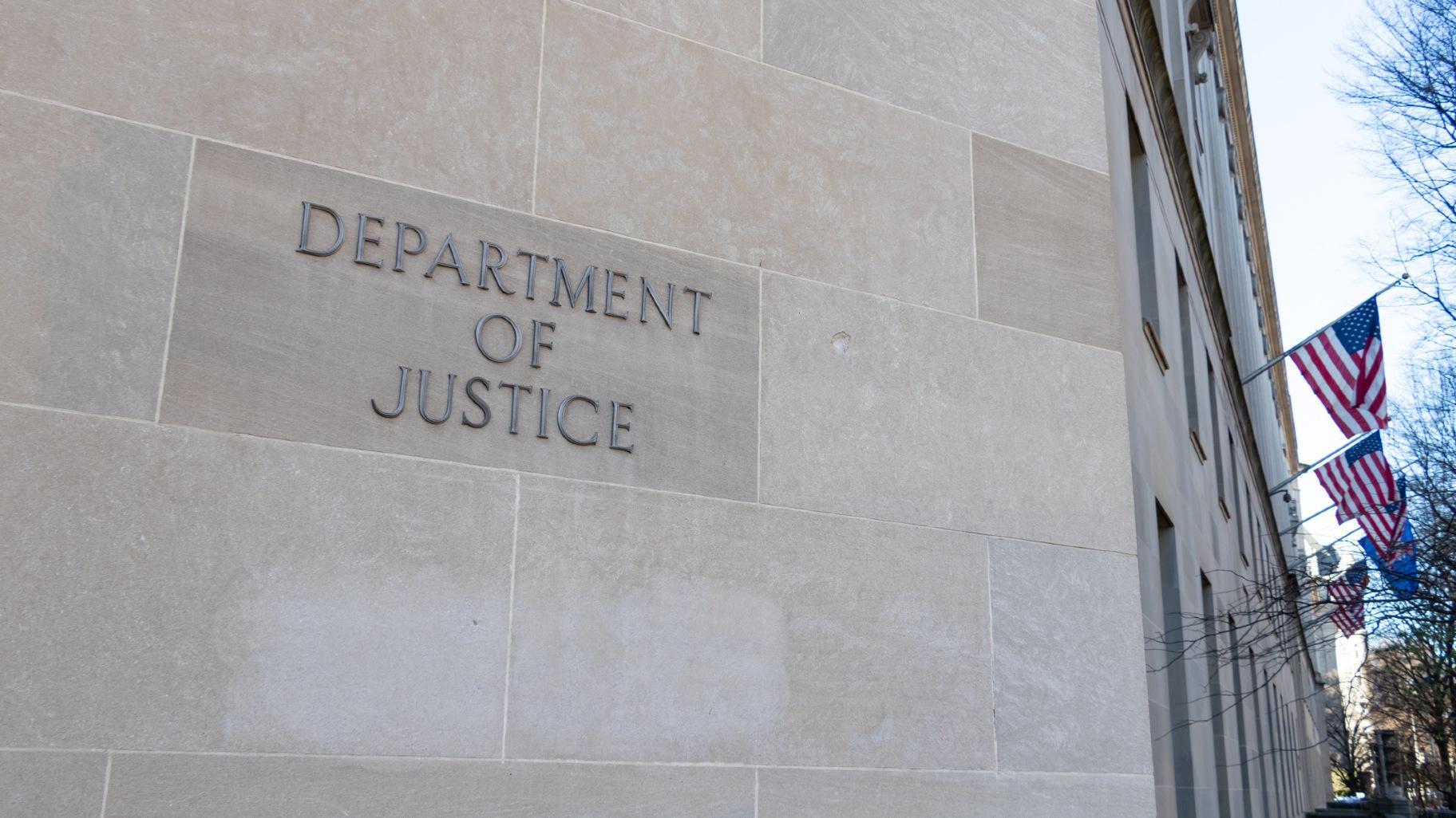 The U.S. Department of Justice headquarters in Washington, D.C., is pictured in a file photo. (The Bold Bureau / iStock)