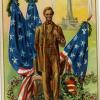 Lincoln commemorative postcard, ca. 1916; image courtesy of University of Illinois Press