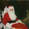 Keith Stras as Santa, 1980.