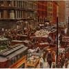 Dearborn Street at Randolph Street, ca. 1905; image courtesy of University of Illinois Press