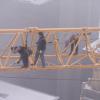 Men on Crane - Photo by Ken Derry