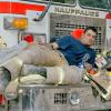 An Exhausted Firefighter Rests. Image Credit: Nicola McClean