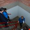 Pucinski and Flannigan head downstairs to makeup -- WTTW is a big place!
