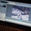 One of the CPD's laptops was queued to a street camera, showing a downtown intersection. / Michael Lipkin