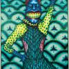 Ed Paschke, Cobmaster, 1975, oil on canvas, 74” x 50”