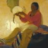 Victor Higgins (1884-1949), Jacinto and the Suspicious Cat, 1916, oil on canvas