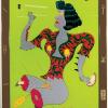 Jim Nutt, Toot Toot Woo Woo, 1970, acrylic/wood/Plexiglas, 46 ½” x 30”