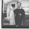 Designer Charles James at work, 1950