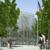 Museum pavilion flag. Image Credit: Squared Design Lab