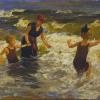 Edward Potthast (1857-1927), In the Surf, ca. 1914, oil on canvas