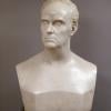 Hiram Powers (1805-1854), Daniel Webster, 1854, white marble 