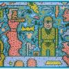 Ray Yoshida, Arbitrary Approach, 1983, acrylic on canvas, 38” x 49 ½”