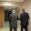 Mayor Emanuel arrives with more members of his security team.