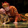 Thomas Derrah (Kaa) and Larry Yando (Shere Khan) in Tony Award winner Mary Zimmerman’s new musical adaption of The Jungle Book at Goodman Theatre