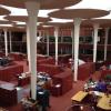The Frank Lloyd Wright-designed Great Workroom in the 1939 SC Johnson Administration Building.