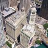Wrigley clock - It's a long way straight down from the top of the Trump Tower