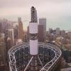 Center of it all - The spire forms the main structure of the tower