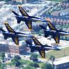 'Air Show' - Ken looks down on the planes from his perch