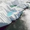 "Icebergs, Disko Bay" by Terry Evans, 2008; courtesy of Catherine Edelman Gallery Chicago