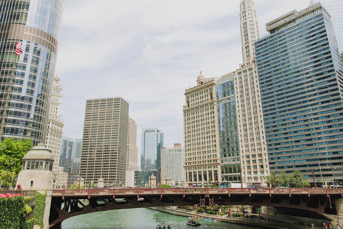 The Chicago skyline. (Michael Izquierdo / WTTW News)