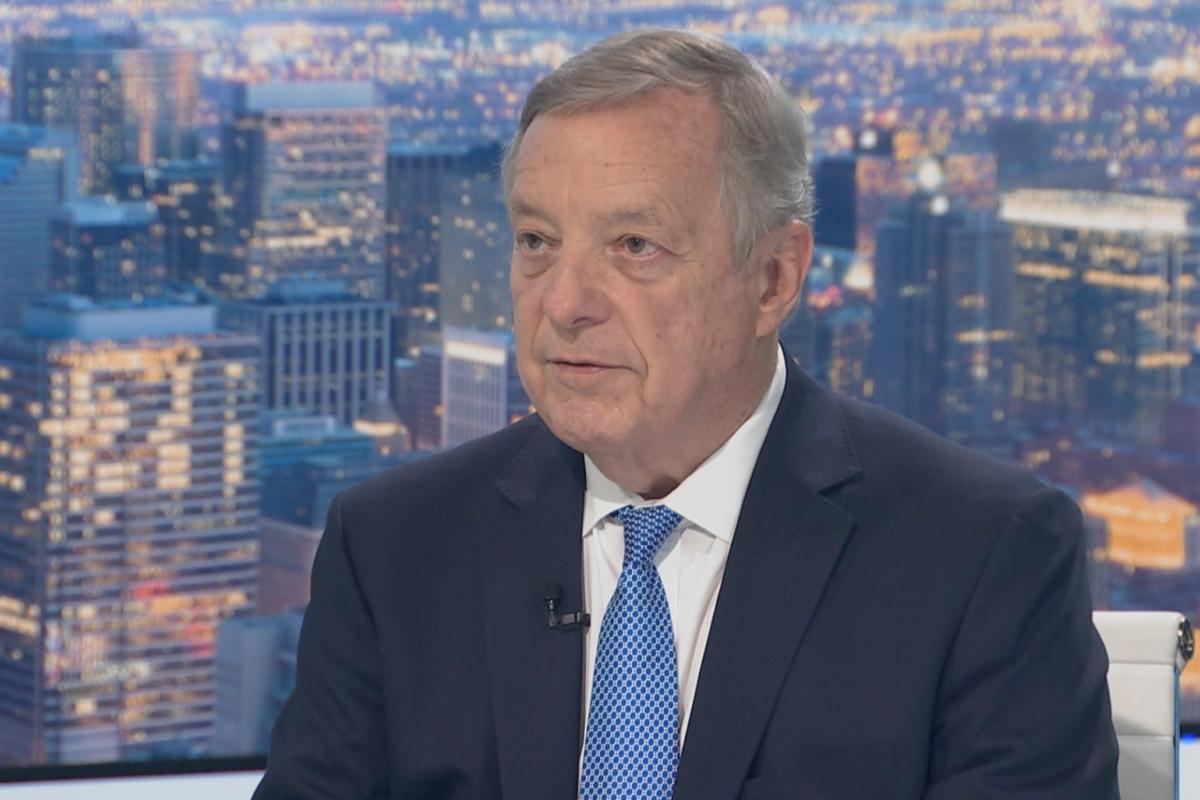 U.S. Sen. Dick Durbin appears on “Chicago Tonight” on May 23, 2023. (WTTW News) U.S. Sen. Dick Durbin appears on “Chicago Tonight” on May 23, 2023. (WTTW News)