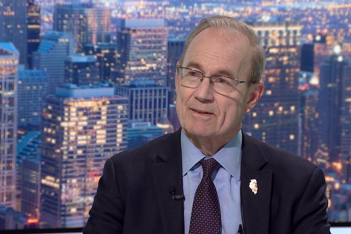 Don Tracy appears on “Chicago Tonight” on April 1, 2026. (WTTW News)