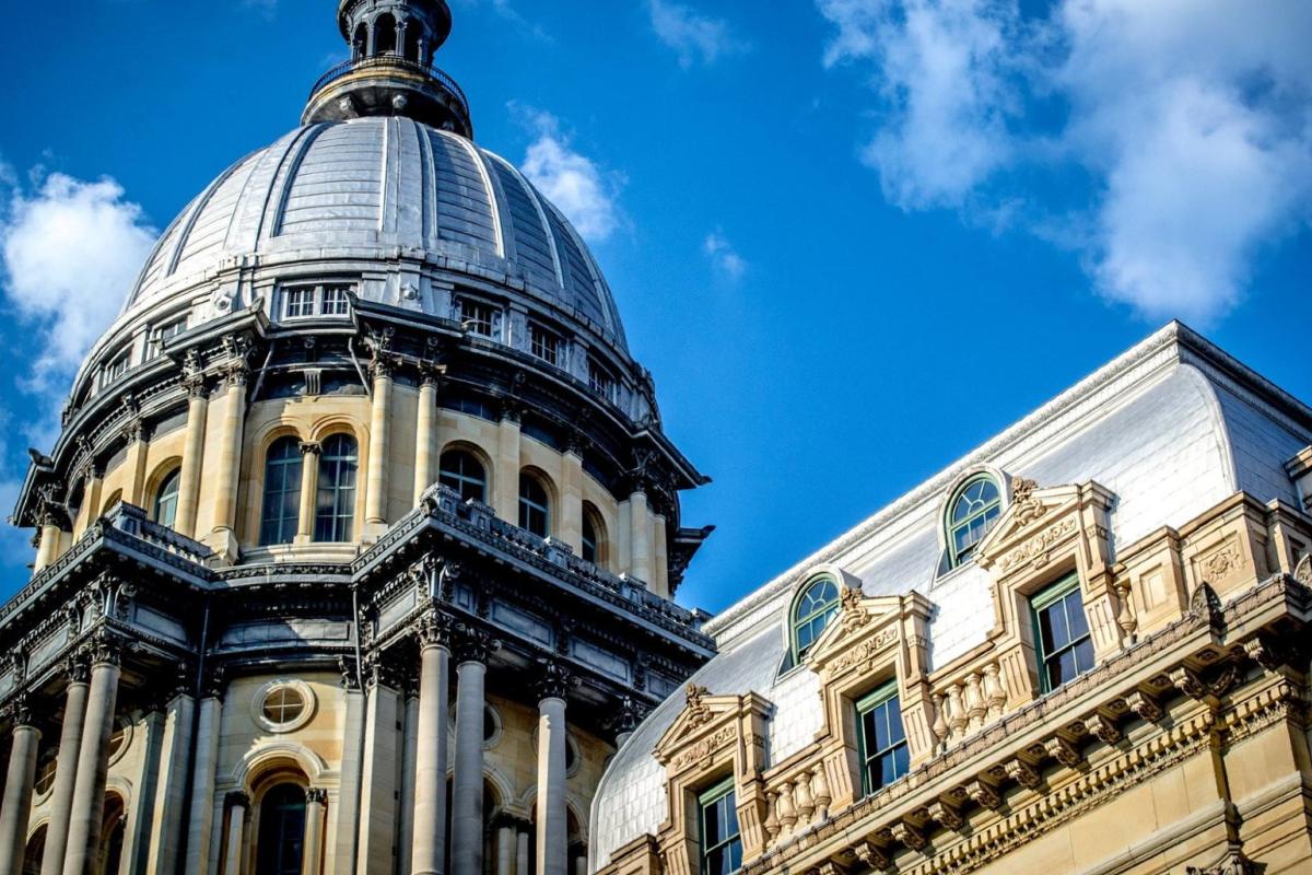 The Illinois State Capitol is pictured in Springfield. (Jerry Nowicki / Capitol News Illinois) 