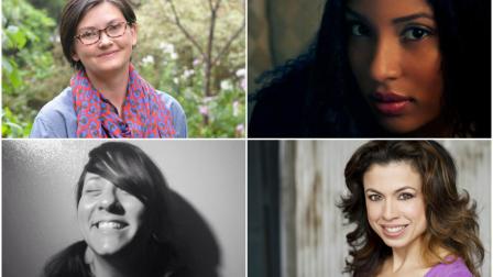 Goodman Theatre's four new resident playwrights. 