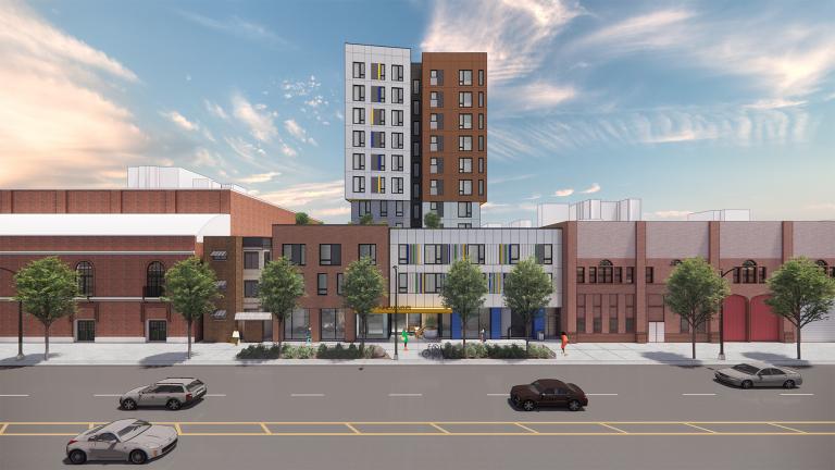 In Edgewater, 90 affordable units are set to be built near Broadway and Thorndale Avenue by Bickerdike Redevelopment Corp. (Courtesy of Bickerdike Redevelopment Corp.)