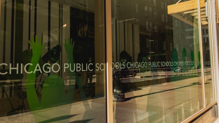 CPS headquarters. (Michael Izquierdo / WTTW News)