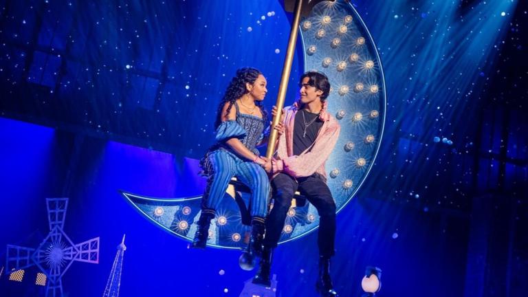 Fabiola Caraballo Quijada and Joseph Torres in the North American Tour of "& Juliet." (Evan Zimmerman for MurphyMade)