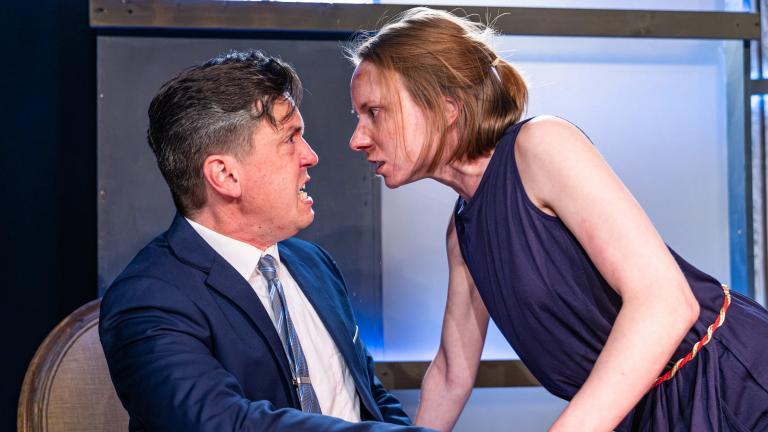 Jared Dennis and Heather Dennis in “Antigone” (Steven Townsend / Distant Era)