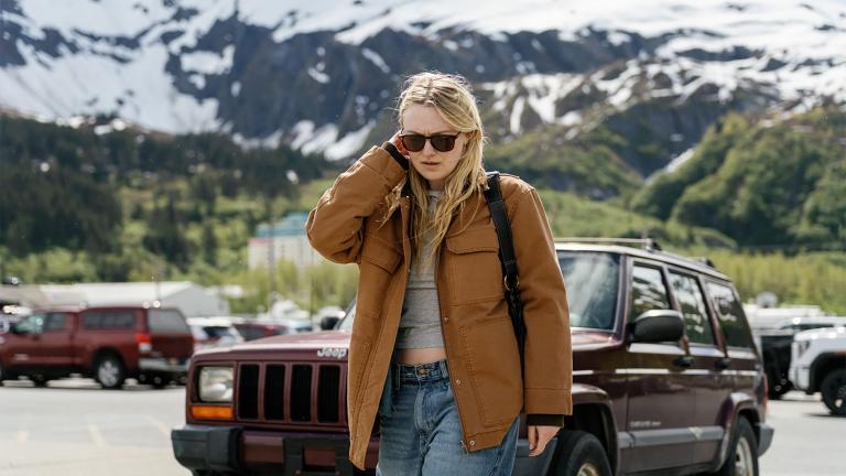 Dakota Fanning in Joe Swanberg’s “The Sun Never Sets” (Provided)