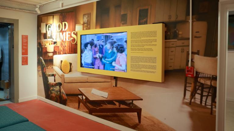 The “Good Times” exhibit inside the National Public Housing Museum. (Percy Ollie Jr. / Ollie Photography Inc.)
