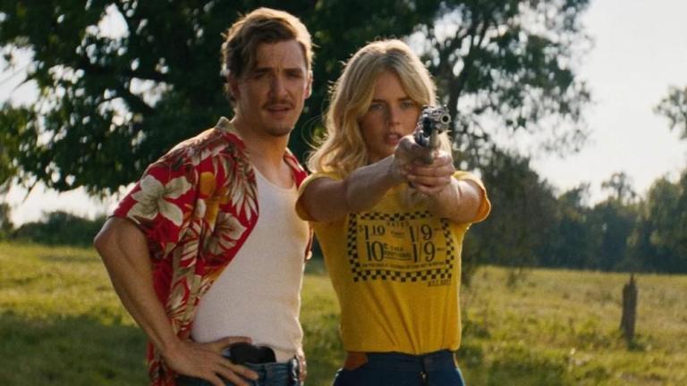 Kyle Gallner and Samara Weaving in 'Carolina Caroline.' (Courtesy of Magnolia Films)