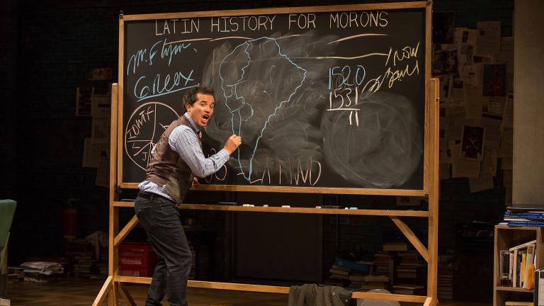 John Leguizamo in “Latin History for Morons.” (Photo by Matthew Murphy)