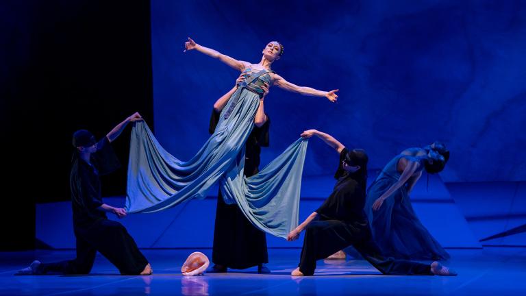 Victoria Jaiani in Joffrey Ballet production of “The Little Mermaid.” (Credit: Cheryl Mann)