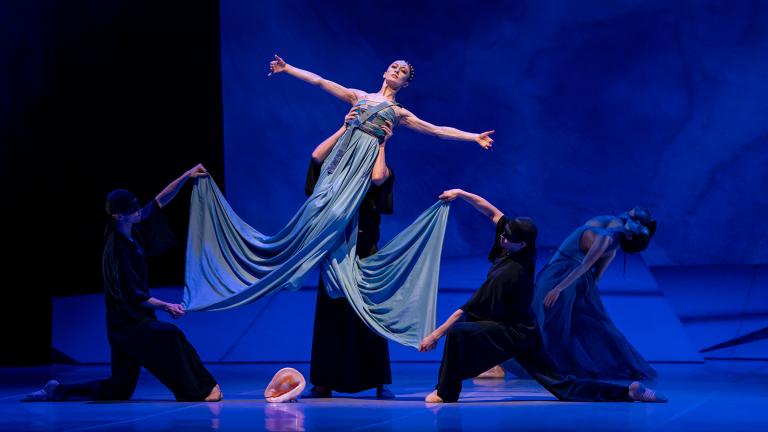 Victoria Jaiani in Joffrey Ballet production of “The Little Mermaid.” (Credit: Cheryl Mann)