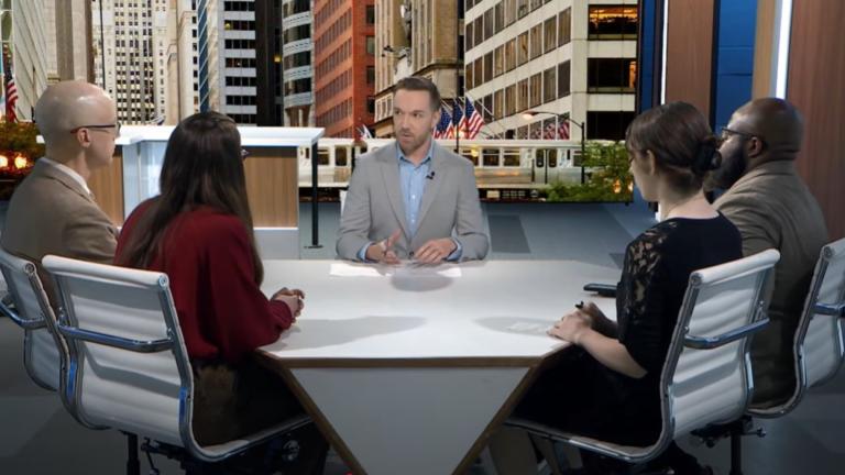 Nick Blumberg hosts the July 18, 2025, episode of "Week in Review." (WTTW News)