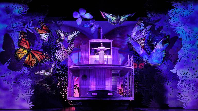 Ana Maria Martinez performs in “Florencia en el Amazonas.” (Photo by Cory Weaver)