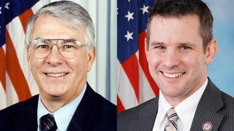 Donald Manzullo (left) and Adam Kinzinger
