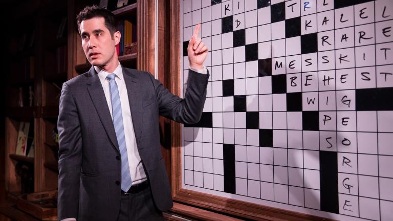 Chicago Shakespeare Theater presents “The Enigmatist,” an immersive experience of puzzles and illusion from David Kwong. (Justin Barbin)
