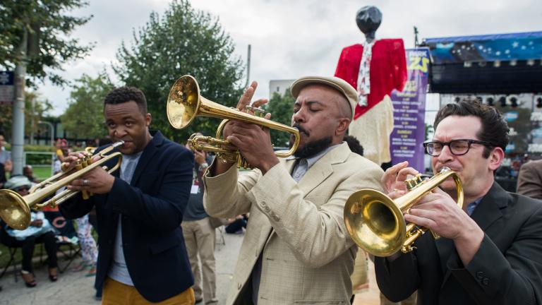 Sound the horns: The 10th annual Hyde Park Jazz Festival returns to the neighborhood this weekend. (Marc Monaghan / Flickr)