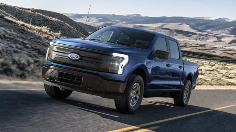 The 2022 Ford F-150 Lightning Pro. (Credit: Ford Motor Company)