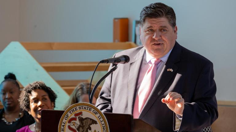 Gov. J.B. Pritzker announces his intention to create a new state agency to oversee early childhood education programs, combining functions currently managed by three state agencies. (Andrew Adams / Capitol News Illinois)